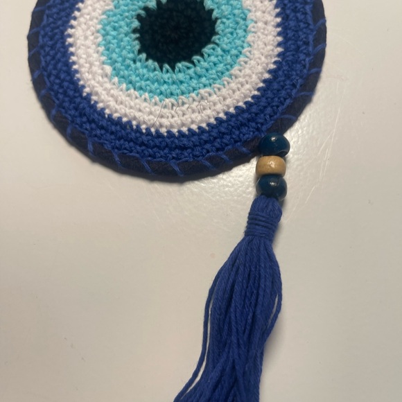 Evil eye wall hanging from Indonesia - Picture 3 of 4